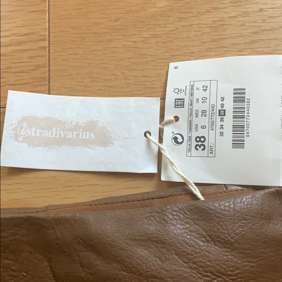 Leather like skirt size 6 new - Picture 2 of 6